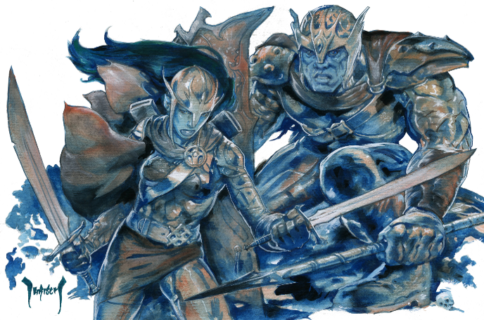 Storm Giant Drawing