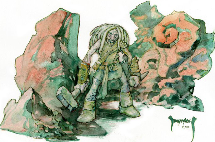 Svirfnebli Drawing